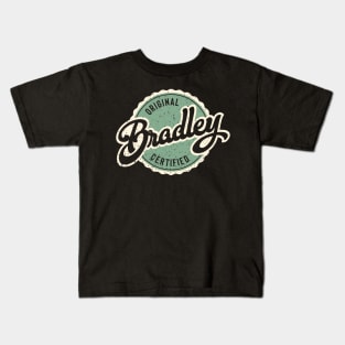 Original Bradley Certified - Vintage Badge Style Kids T-Shirt